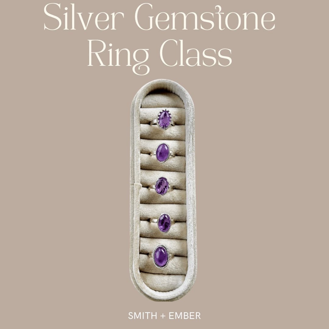 Sterling Silver Gemstone Ring