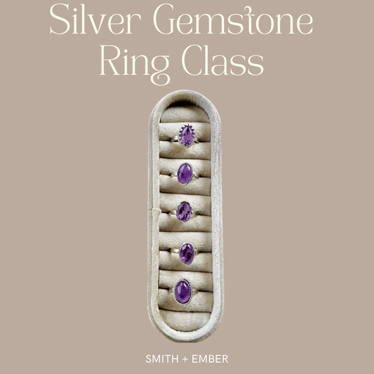 Sterling Silver Gemstone Ring