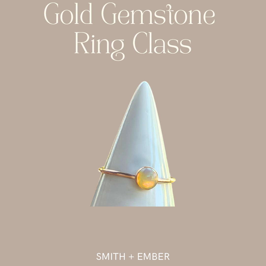 14k Gold-filled Gemstone Ring Class
