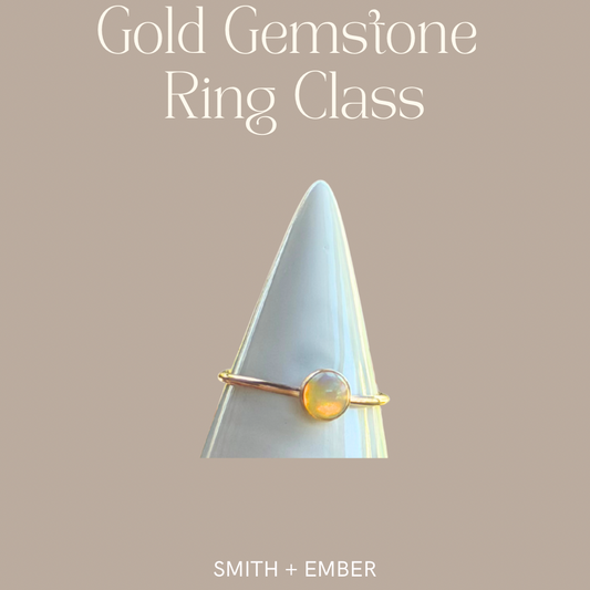 14k Gold-filled Gemstone Ring Class