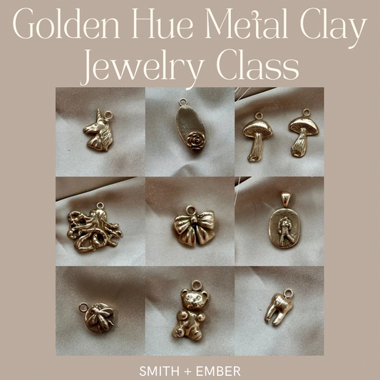 Golden Hue Metal Clay Jewelry Class: Bronze Necklaces